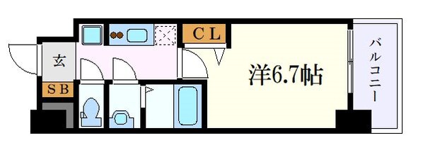 アステリ鶴舞エーナの物件間取画像